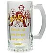 Cheers Drink 'Til You Forget Glass Stein